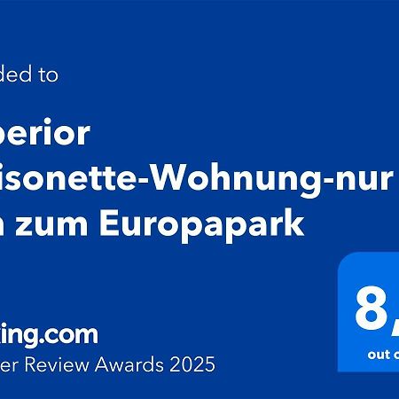 Superior Maisonette-Wohnung-Nur 5 Min Zum Europapark Kappel-Grafenhausen Kültér fotó